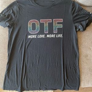 (M) Black Orangetheory Fitness Pride Month T-Shirt.